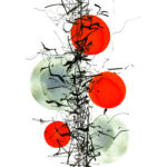 The Observations of Angelus Novus ink on paper