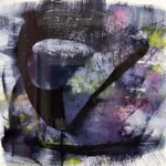 Centred in time, ink on paper, Ella Johnston