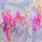 Ella Johnston Dream III acrylic, marker and crayon on canvas